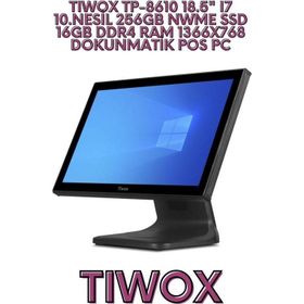 Tiwox TP-8610 i7 10. Nesil 16 GB 256 GB SSD 18.5 inç Dokunmatik POS PC