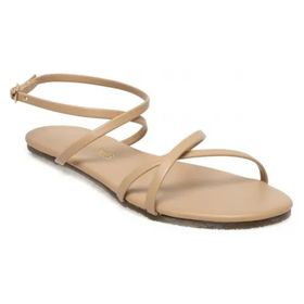 Tkees TK-8006 Krem Kadın Sandalet