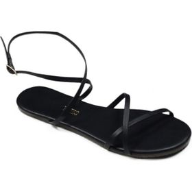 Tkees TK-8006 Siyah Kadın Sandalet