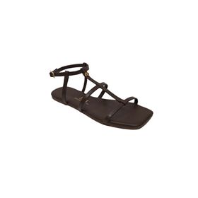 Tkees TK-8301 Gladyatör Kahverengi Kadın Parmak Arası Sandalet