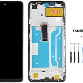 Tkgz Huawei P Smart 2021 Çıtalı LCD Dokunmatik Ekran