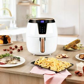 Tmarkt Airfryer XXL 5.5 lt Beyaz Sıcak Hava Fritözü