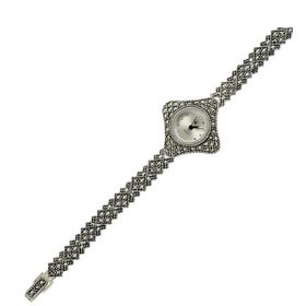 Tmt Silver Gümüş Markazit Taşlı Saat