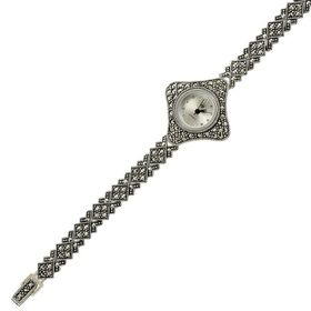 Tmt Silver Gümüş Markazit Taşlı Saat