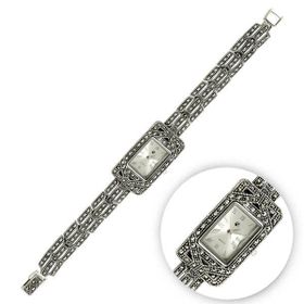 Tmt Silver Gümüş Markazit Taşlı Saat
