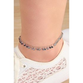 Tmt Silver Gümüş Mistik Topaz Taşlı Halhal