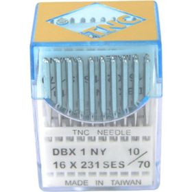 TNC DBX1 SES 10/70 100 Adet Düz Makine İnce Dip Dikiş İğnesi