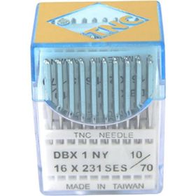 TNC DBX1 SES 10/70 100 Adet Düz Makine İnce Dip Dikiş İğnesi