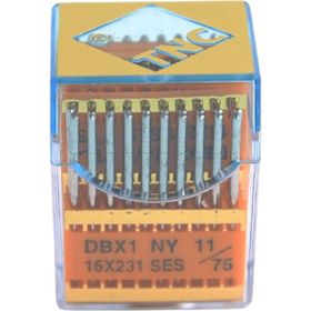 TNC DBX1 SES PVD 11/75 100 Adet Düz Makine İnce Dip Yanmaz Dikiş İğnesi