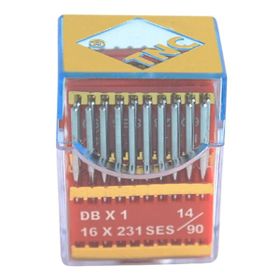 TNC DBX1 SES PVD 14/90 100 Adet Düz Makine İnce Dip Yanmaz Dikiş İğnesi