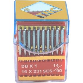 TNC DBX1 SES PVD 14/90 100 Adet Düz Makine İnce Dip Yanmaz Dikiş İğnesi
