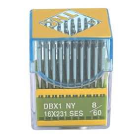 TNC DBX1 SES PVD 8/60 100 Adet Düz Makine İnce Dip Yanmaz Dikiş İğnesi
