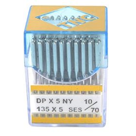TNC DPX5 SES PVD 10/70 100 Adet Düz Makine Kalın Dip Yanmaz Dikiş İğnesi