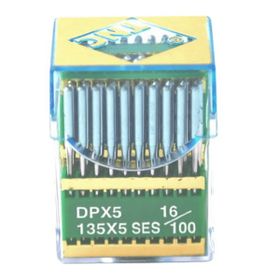 TNC DPX5 SES PVD 16/100 100 Adet Düz Makine Kalın Dip Yanmaz Dikiş İğnesi