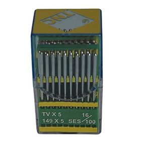 TNC TVX5 Ses PVD 16/100 100 Adet Kollu Kemer Yanmaz Dikiş İğnesi