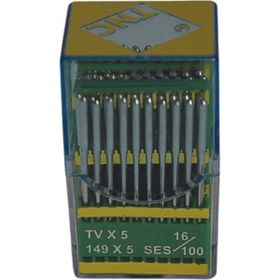 TNC TVX5 Ses PVD 16/100 100 Adet Kollu Kemer Yanmaz Dikiş İğnesi
