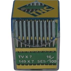 TNC TVX7 Ses PVD 16/100 100 Adet Kollu Yanmaz Dikiş İğnesi