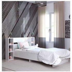 Tocco 1057 Gözde Lüx Kitaplıklı Tek Kişilik Karyola