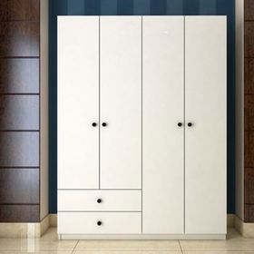 Tocco NVA123 1005 Nova 4 Kapaklı 2 Çekmeceli Askılıklı Gardırop