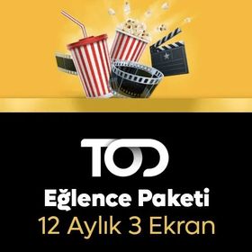 TOD 3 Ekran 12 Aylık Eğlence Paketi