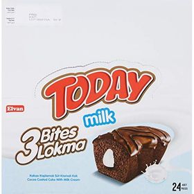 Today 40 gr 3 Bites Sütlü Kek (24 adet)