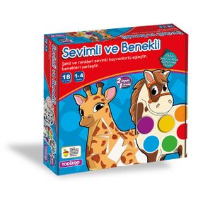 Todizoo 83903 Sevimli ve Benekli - Eğitici Şekil ve Renk Eşleştirme Oyunu