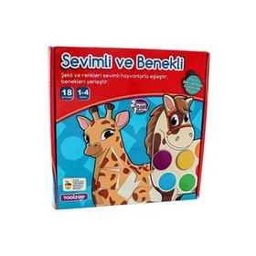 Todizoo 83903 Sevimli ve Benekli - Eğitici Şekil ve Renk Eşleştirme Oyunu