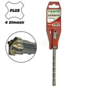 Todrill SDS Plus 50589 12x210 mm 4 Elmaslı Matkap Ucu