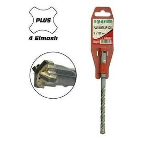 Todrill TD50637 26x450 mm Sds Plus 4 Elmaslı Matkap Ucu