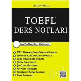 TOEFL Ders Notları - Özgür Kartal