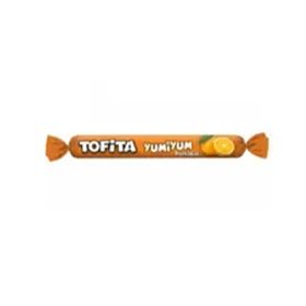 Tofita Yumi 6,7 gr Portakal Aromalı Meyve Sulu Toffe Şeker