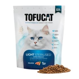 TofuCat Sterilised Somonlu Kısırlaştırılmış 1.5 kg Kedi Maması