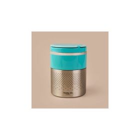 Tohana 1.5 lt Mavi 2 Katlı Çelik Yemek Termosu