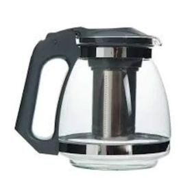 Tohana 1500 ml Siyah Cam Demlik