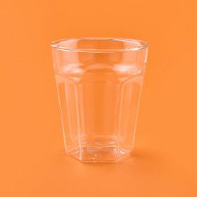Tohana 250 ml Şeffaf Çift Cidarlı Cam Bardak