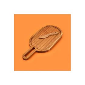 Tohana 30x14 cm Kahverengi Akasya Oval Sunumluk