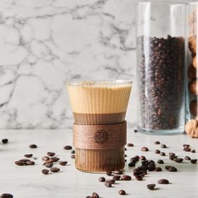 Tohana 320 ml Çizgili Cam Bardak