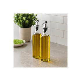 Tohana 500 ml Şeffaf 2'li Cam Yağlık Sirkelik