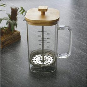 Tohana THN68114 Bambu Kapaklı Kare French Press