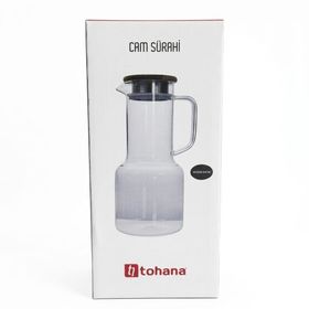 Tohana THN77008 1.8 lt Akasya Kapaklı Süzgeçli Cam Sürahi