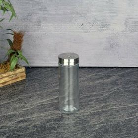 Tohana THN86401 14 cm Cam Metal Kapaklı Baharatlık
