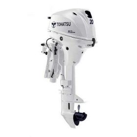 Tohatsu MFS20EWL 20 Hp Uzun Şaft Manuel Deniz Motoru Beyaz