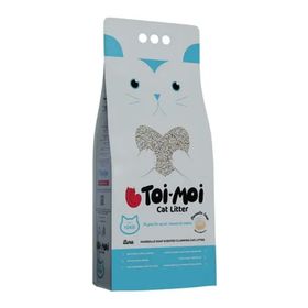 Toi Moi 10 kg Aura Cream Marsilya Sabunu Sodyum Beyaz Bentonit Topaklanan Kedi Kumu
