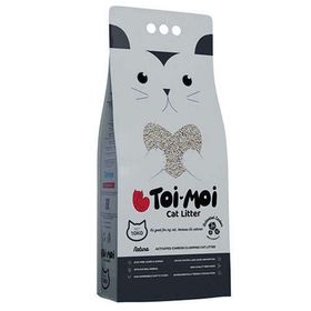 Toi Moi 10 kg Natura Cream Aktif Karbon Sodyum İnce Taneli Bentonit Kedi Kumu