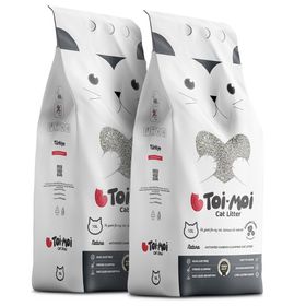 Toi Moi 2x10 kg Natura Cream Aktif Karbon Sodyum İnce Taneli Bentonit Topaklaşan Kedi Kumu