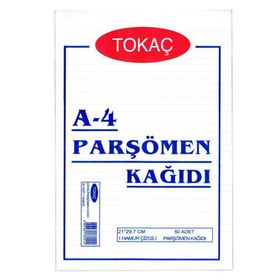 Tokaç Çizgili 50'li Paket Parşömen Kağıdı