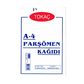 Tokaç Çizgili 50'li Paket Parşömen Kağıdı