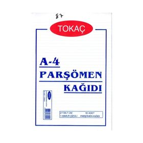 Tokaç Çizgili 50'li Paket Parşömen Kağıdı