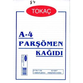 Tokaç Çizgili 50'li Paket Parşömen Kağıdı