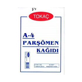 Tokaç Çizgili 50'li Paket Parşömen Kağıdı